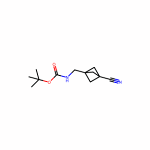 tert-butyl N-[(3-cyano-1-bicyclo[1.1.1]pentanyl)methyl]carbamate