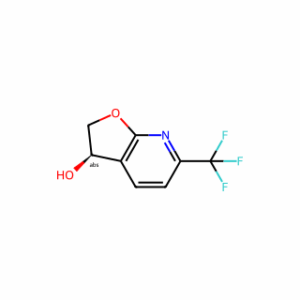 (3R)-6-(trifluoromethyl)-2,3-dihydrofuro[2,3-b]pyridin-3-ol