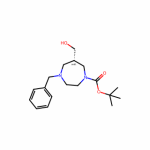 tert-butyl 4-benzyl-6-(hydroxymethyl)-1,4-diazepane-1-carboxylate