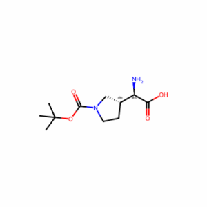 (2R)-2-amino-2-[(3R)-1-tert-butoxycarbonylpyrrolidin-3-yl]acetic acid