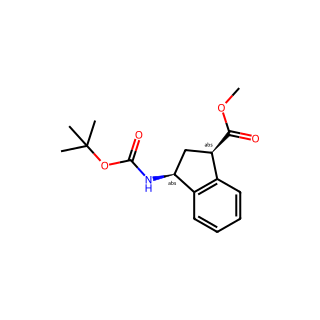 Methyl (1R,3S)-3-((tert-butoxycarbonyl)amino)-2,3-dihydro-1H-indene-1-carboxylate