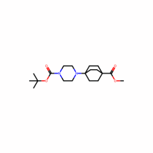 tert-butyl 4-(4-methoxycarbonyl-1-bicyclo[2.2.2]octanyl)piperazine-1-carboxylate