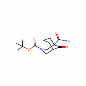 tert-butyl 1-carbamoyl-9-oxo-3-azabicyclo[3.3.1]nonane-3-carboxylate