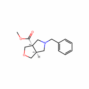 methyl cis-5-benzyl-3,4,6,6a-tetrahydro-1H-furo[3,4-c]pyrrole-3a-carboxylate