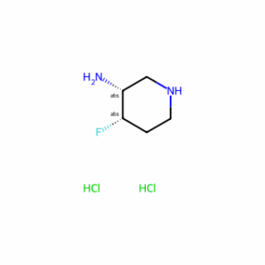 (3R,4S)-4-fluoropiperidin-3-amine;dihydrochloride