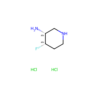 (3R,4S)-4-fluoropiperidin-3-amine;dihydrochloride