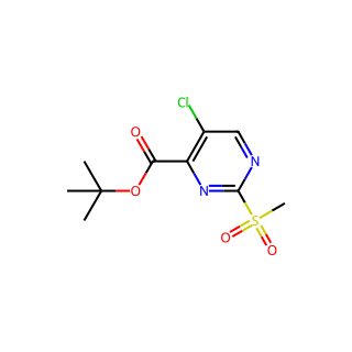 tert-butyl 5-chloro-2-methylsulfonyl-pyrimidine-4-carboxylate