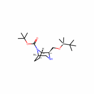 tert-butyl (1S,2S,5R)-2-[[tert-butyl(dimethyl)silyl]oxymethyl]-3,8-diazabicyclo[3.2.1]octane-8-carboxylate