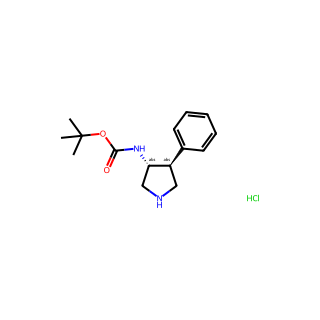 TERT-BUTYL ((3R,4S)-4-PHENYLPYRROLIDIN-3-YL)CARBAMATE HYDROCHLORIDE