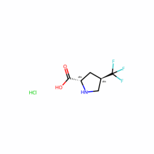 (2S,4R)-4-(trifluoromethyl)pyrrolidine-2-carboxylic acid hydrochloride