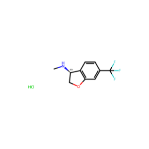 (3S)-N-methyl-6-(trifluoromethyl)-2,3-dihydrobenzofuran-3-amine;hydrochloride