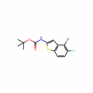 tert-Butyl (4-bromo-5-fluorobenzo[b]thiophen-2-yl)carbamate