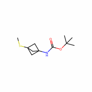 tert-butyl N-(3-methylsulfanyl-1-bicyclo[1.1.1]pentanyl)carbamate