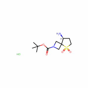 tert-Butyl 8-amino-5-thia-2-azaspiro[3.4]octane-2-carboxylate 5,5-dioxide hydrochloride