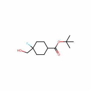 tert-butyl 4-fluoro-4-(hydroxymethyl)cyclohexanecarboxylate