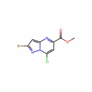 methyl 2-bromo-7-chloropyrazolo[1,5-a]pyrimidine-5-carboxylate