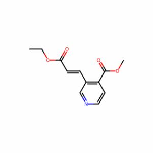 methyl 3-[(E)-3-ethoxy-3-oxo-prop-1-enyl]pyridine-4-carboxylate