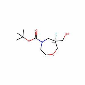 tert-butyl 6-fluoro-6-(hydroxymethyl)-1,4-oxazepane-4-carboxylate
