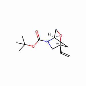 tert-butyl (1S,4R)-1-vinyl-2-oxa-5-azabicyclo[2.2.1]heptane-5-carboxylate