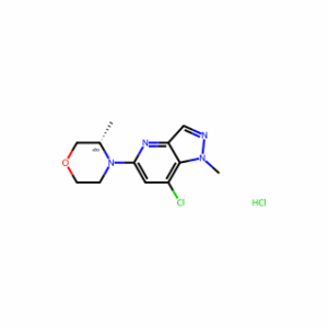 (3S)-4-(7-chloro-1-methyl-pyrazolo[4,3-b]pyridin-5-yl)-3-methyl-morpholine;hydrochloride