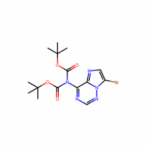 tert-butyl N-(7-bromoimidazo[2,1-f][1,2,4]triazin-4-yl)-N-tert-butoxycarbonyl-carbamate