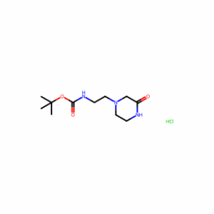 tert-butyl N-[2-(3-oxopiperazin-1-yl)ethyl]carbamate;hydrochloride