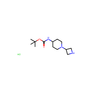 tert-Butyl (1-(azetidin-3-yl)piperidin-4-yl)carbamate hydrochloride