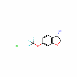 (3S)-6-(trifluoromethoxy)-2,3-dihydrobenzofuran-3-amine;hydrochloride