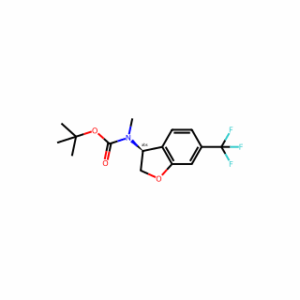 tert-butyl N-methyl-N-[(3S)-6-(trifluoromethyl)-2,3-dihydrobenzofuran-3-yl]carbamate