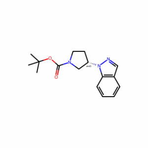 tert-butyl 3-indazol-1-ylpyrrolidine-1-carboxylate