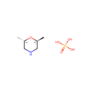 (2S,6S)-2,6-dimethylmorpholine;phosphoric acid