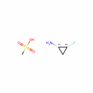 (1S,2R)-2-fluorocyclopropanamine;methanesulfonic acid