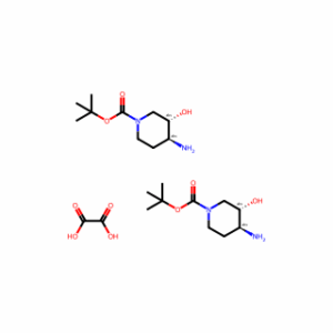 tert-Butyl (3S,4S)-4-amino-3-hydroxypiperidine-1-carboxylate hemioxalate