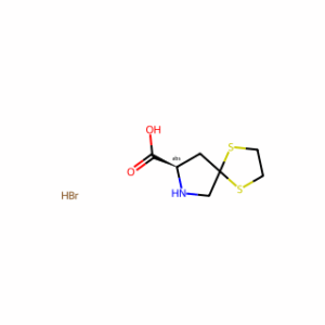 (8R)-1,4-dithia-7-azaspiro[4.4]nonane-8-carboxylic acid;hydrobromide