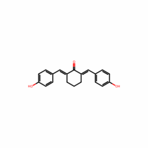 (2E,6E)-2,6-bis(4-hydroxybenzylidene)cyclohexanone