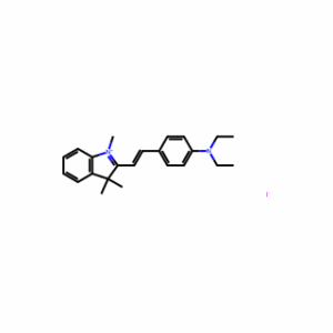 (E)-2-(4-(diethylamino)styryl)-1,3,3-trimethyl-3H-indol-1-ium iodide