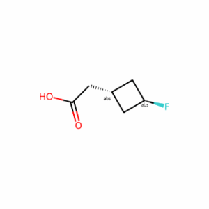 trans-2-(3-fluorocyclobutyl)acetic acid