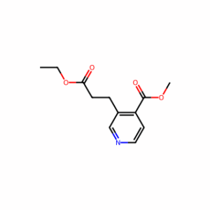 methyl 3-(3-ethoxy-3-oxopropyl)pyridine-4-carboxylate