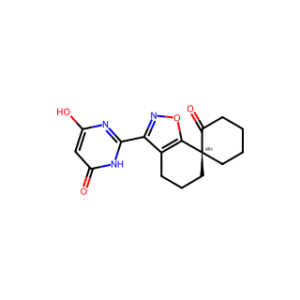 (S)-3-(4-Hydroxy-6-oxo-1,6-dihydropyrimidin-2-yl)-5,6-dihydro-4H-spiro[benzo[d]isoxazole-7,1′-cyclohexan]-2′-one