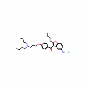 (5-amino-2-butylbenzofuran-3-yl)(4-(3-(dibutylamino)propoxy)phenyl)methanone hydrochloride