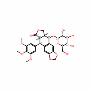 (5R,5aS,8aR,9R)-9-(β-D-Glucopyranosyloxy)-5,8,8a,9-tetrahydro-5-(3,4,5-trimethoxyphenyl)furo[3′,4′:6,7]naphtho[2,3-d]-1,3-dioxol-6(5aH)-one