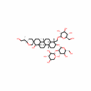 (1R,2S,4aR,4bR,6′S,6aR,7R,8S,10aR,10bR,12aS)-7-[(β-D-Glucopyranosyloxy)methyl]octadecahydro-1-hydroxy-6′-[(1S)-2-hydroxy-1-methylethyl]-4a,4b,7,10a-tetramethylspiro[chrysene-2(1H),3′(4′H)-[2H]pyran]-8-yl 2-O-β-D-xylopyranosyl-β-D-glucopyranoside