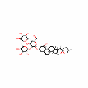 (1β,3β,25R)-1-Hydroxyspirost-5-en-3-yl O-6-deoxy-α-L-mannopyranosyl-(1→2)-O-[β-D-xylopyranosyl-(1→4)]-β-D-glucopyranoside