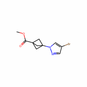 methyl 3-(4-bromopyrazol-1-yl)bicyclo[1.1.1]pentane-1-carboxylate