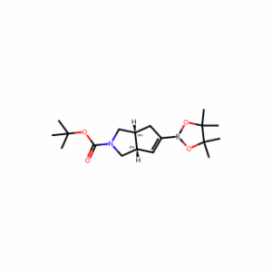 TERT-BUTYL (3AR,6AS)-5-(4,4,5,5-TETRAMETHYL-1,3,2-DIOXABOROLAN-2-YL)-3,3A,4,6A-TETRAHYDROCYCLOPENTA[C]PYRROLE-2(1H)-CARBOXYLATE