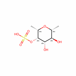 (2S,3S,4S,5S,6R)-4,5-Dihydroxy-2,6-dimethyltetrahydro-2H-pyran-3-yl hydrogen sulfate