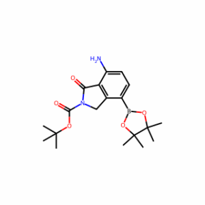 Tert-Butyl 7-Amino-1-Oxo-4-(4,4,5,5-Tetramethyl-1,3,2-Dioxaborolan-2-Yl)Isoindoline-2-Carboxylate