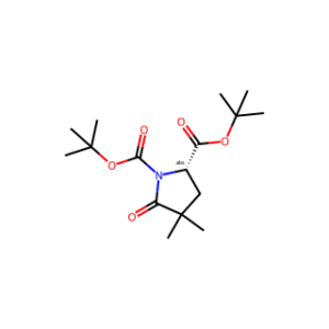 (S)-di-tert-butyl 4,4-dimethyl-5-oxopyrrolidine-1,2-dicarboxylate