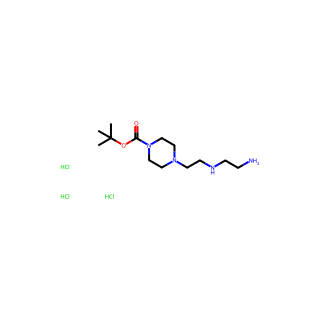 tert-Butyl 4-(2-((2-aminoethyl)amino)ethyl)piperazine-1-carboxylate trihydrochloride
