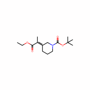 tert-butyl 3-(1-ethoxy-1-oxopropan-2-ylidene)piperidine-1-carboxylate